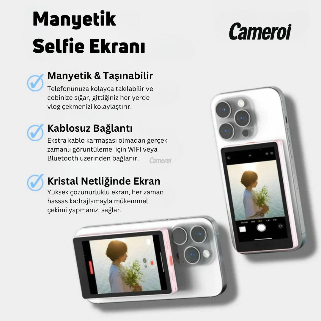 Cameroi™ MagSafe Ekran 2.0
