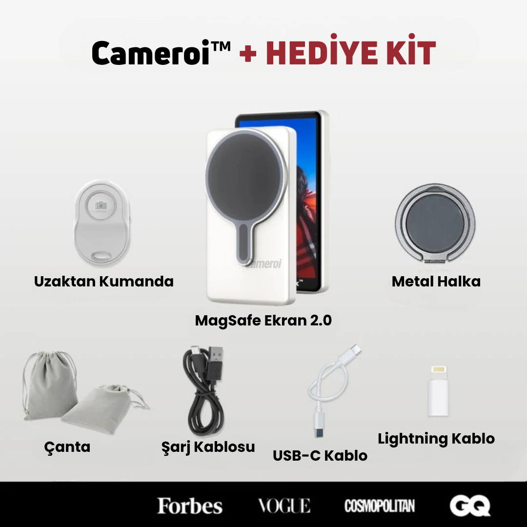 Cameroi™ MagSafe Ekran 2.0